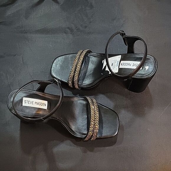BRAND NEW STEVE MADDEN DOUBLE STRAP OPEN TOE WOMEN"S SANDAL - Picture 9 of 16